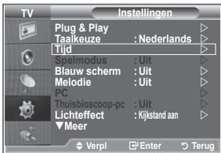 SAMSUNG LE23R86BD - De huidigeijd instellen en weergeven - 1