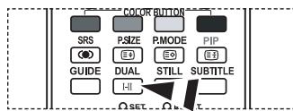 SAMSUNG LE23R86BD - De geluidsmodus selecteren - 1