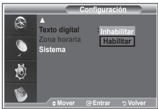 SAMSUNG LE23R86BD - Si el programa se emite con texto digital estaopyc estáactivada. - 1
