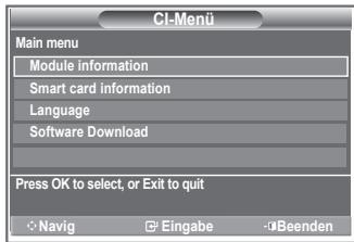 SAMSUNG LE23R86BD - Auswahlen des CI-Menus (Common Interface) - 1