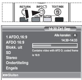 SAMSUNG LE23R86BD - Programma-informatie weergeven - 1