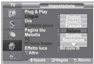 SAMSUNG LE23R86BD - Scelta della lingua - 2