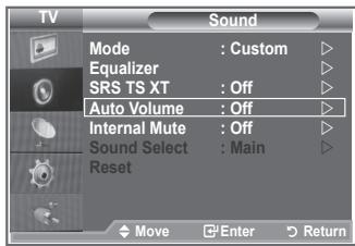 SAMSUNG LE23R86BD - Adjusting the Volume Automatically - 1