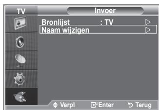SAMSUNG LE23R86BD - Geef het apparaat aangesloten op de ingangen een naam om de selectie van ingangsbron makkelijker te make. - 1