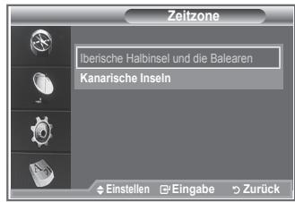 SAMSUNG LE23R86BD - Wahlen Sie die Zeitzone entsprechend Ihrwohnsitz aus. - 2