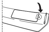 SAMSUNG LE23R86BD - Batterien in die Fernbedienung einsetzen - 3