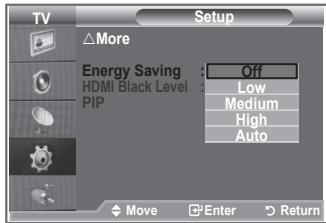 SAMSUNG LE23R86BD - Using the Energy Saving Feature - 2