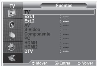 SAMSUNG LE23R86BD - Puede elegir entre varias fuentes externas conectadas a las tomas de entrada del teovisor. - 2