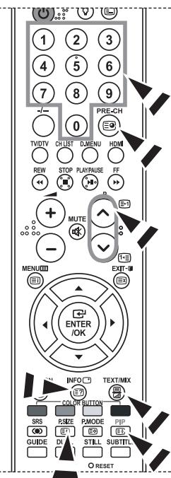 SAMSUNG LE23R86BD - Druk op de cijfertoetsen en ENTER/OK op de afstandsbediening om het paginanummer direct op te vragen: - 1