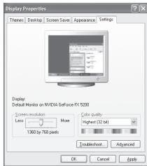 SAMSUNG LE23R86BD - Configurar o software do PC (com base no Windows XP) - 1