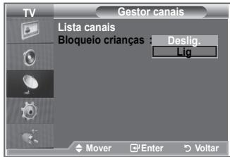 SAMSUNG LE23R86BD - Activar obloqueio para crianças - 1