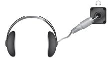 SAMSUNG LE23R86BD - De hoofdtelefoon aansluiten - 1
