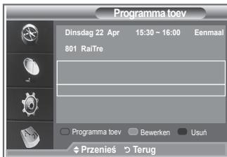 SAMSUNG LE23R86BD - De lijst met geplande programmá's - 3