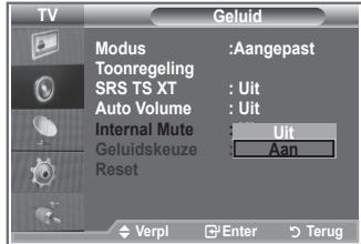 SAMSUNG LE23R86BD - De interne mute selecteren - 2