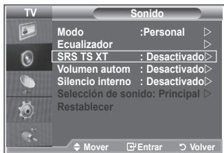 SAMSUNG LE23R86BD - Configuración del TruSurround XT (SRS TS XT) - 2