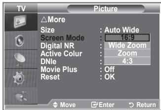 SAMSUNG LE23R86BD - Selecting the Screen Mode - 2