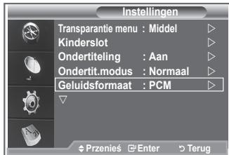 SAMSUNG LE23R86BD - Het geluidsformaat selecteren - 1