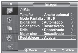 SAMSUNG LE23R86BD - Reajuste de los values de laImagen a los values predefinidos de fabrica - 1