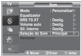 SAMSUNG LE23R86BD - Selección o modo de som - 1