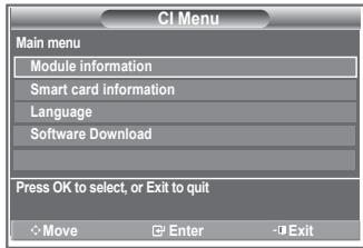 SAMSUNG LE23R86BD - Selecting the CI (Common Interface) Menu - 1