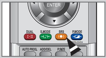 ENTER DUAL S.MODE SRS P.MODE I-II -1-2-1 AUTO PROG. ADD/DEL P.SIZE