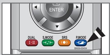ENTER DUAL S.MODE SRS P.MODE BN5B-00454