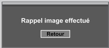 Rappel image effectué Retour