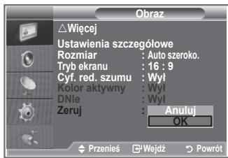 SAMSUNG LE26S81B - Przywracanie domyślnych ustawień obrazu - 2