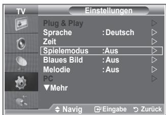 SAMSUNG LE26S81B - Spielemodus verwenden - 1