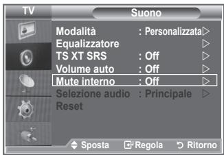 SAMSUNG LE26S81B - Selezione di Mute interno - 1