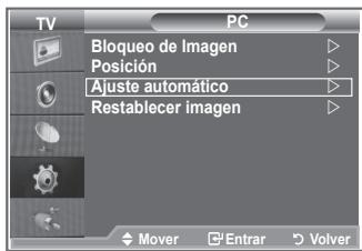 SAMSUNG LE26S81B - Esta función permite que la pantalla de PC del equipo se ajuste automáticamente a la señal de vídeo del PC. Los valores fino, grueso y posición se ajustan automáticamente. - 1