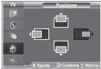 SAMSUNG LE26S81B - Modifica della posizione dell'immagine: - 1