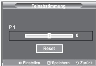SAMSUNG LE26S81B - Verwenden Sie die Feinabstimmung, um für bestimmte Kanäle die Empfangseinstellungen manuell zu optimieren. - 2