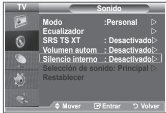 SAMSUNG LE26S81B - Si desea usar unos altavoces independientes, cancele el amplificador interno. - 1