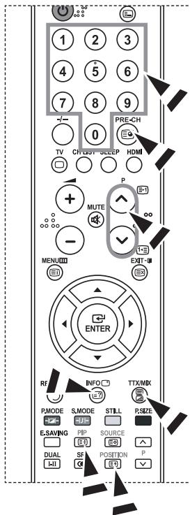 SAMSUNG LE26S81B - Geben Sie die Nummer der gewünschten Teletextseite direkt über die Zifferntasten auf der Fernbedienung ein. - 1