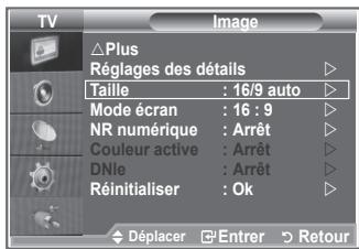SAMSUNG LE26S81B - Changement de la taille de l'image - 1
