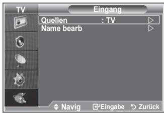 SAMSUNG LE26S81B - Sie können zwischen den an den Eingangsbuchsen des Fernsehgeräts angeschlossenen externen Quellen auswählen. - 1