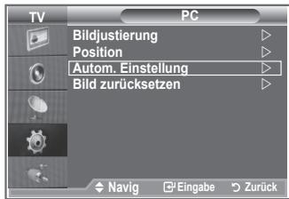 SAMSUNG LE26S81B - Bildeinstellungen initialisieren (Bild zurücksetzen): Sie können alle Bildeinstellungen auf die werkseitig eingestellten Ausgangswerte zurücksetzen. - 4