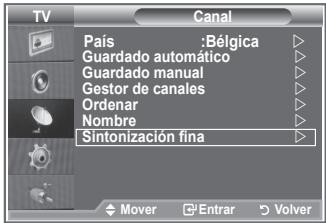 SAMSUNG LE26S81B - Utilice la sintonización fina para ajustar manualmente un determinado canal a fin de que la recepción sea óptima. - 1
