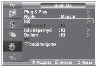 SAMSUNG LE26S81B - Az automatikus kikapcsolás beállítása - 1