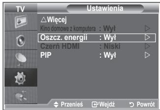 SAMSUNG LE26S81B - Korzystanie z funkcji oszczędności energii - 1