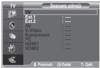 SAMSUNG LE26S81B - Výběr zdroje - 2