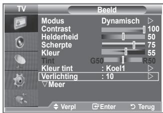 SAMSUNG LE26S81B - Achtergrondverlichting activeren - 1