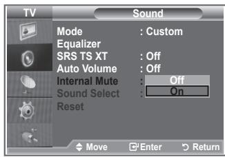 SAMSUNG LE26S81B - Nastavitev TruSurround XT (SRS TS XT) - 5