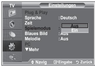 SAMSUNG LE26S81B - Spielemodus verwenden - 2