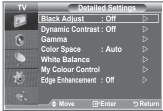 SAMSUNG LE26S81B - You can set detailed picture settings. - 2