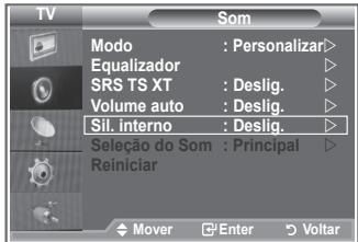 SAMSUNG LE26S81B - Se quiser ouvir som em de colunas separadas, cancele o amplificador interno. - 1
