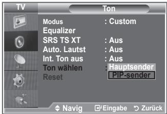SAMSUNG LE26S81B - Ton des PIP-Bildes wiedergeben - 2