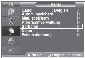 SAMSUNG LE26S81B - Sie können die Nummern von zwei Kanälen austauschen, um: - 1