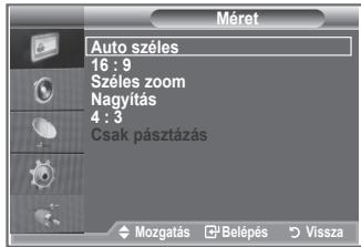 SAMSUNG LE26S81B - Beállíthatja az igényeinek legjobban megfelelő képméretet. - 2